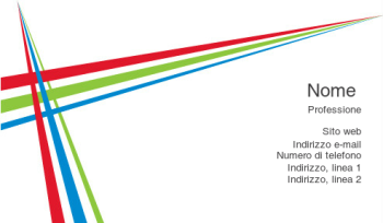 Affari e consulenza Biglietto da visita 457