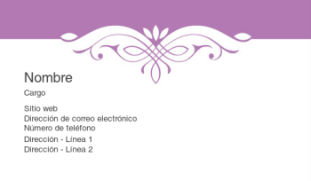 Tarjeta Profesional 869