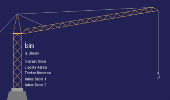 İnşaat & Müteahhitlik Kartvizit 1373
