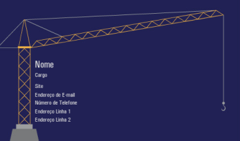 Construção & Terceirização Cartão de Visita 1373