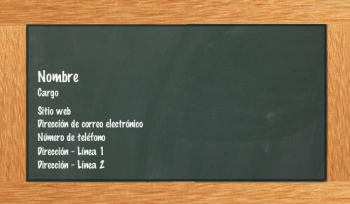 Educación y cuidado infantil Tarjeta Profesional 966