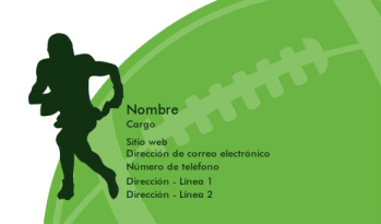 Deportes y fitness Tarjeta Profesional 1298