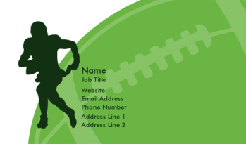 Sports & Fitness Business Card 1298