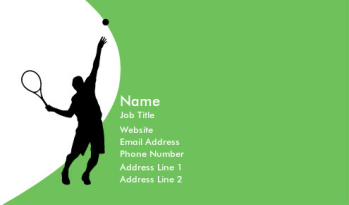 Sports & Fitness Business Card 1301