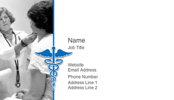 Health Care & Public Safety Business Card 1440