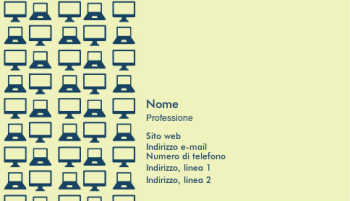 Scienza e IT Biglietto da visita 667