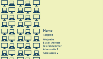 Informationstechnologie & -wissenschaft Visitenkarte 667