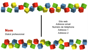 Éducation et Enfance Carte de visite 1406