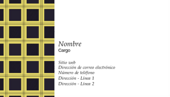 Comercio y ventas Tarjeta Profesional 993