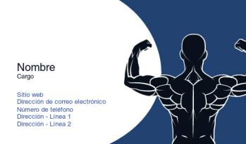 Deportes y fitness Tarjeta Profesional 249