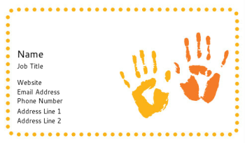 Childcare & Education Business Card 1394