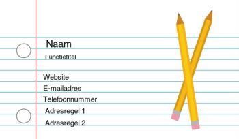 Kinderopvang en onderwijs Visitekaartje 836