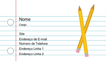 Assistência à infância & Educação Cartão de Visita 836