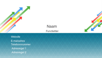 Bedrijven en consulting Visitekaartje 160