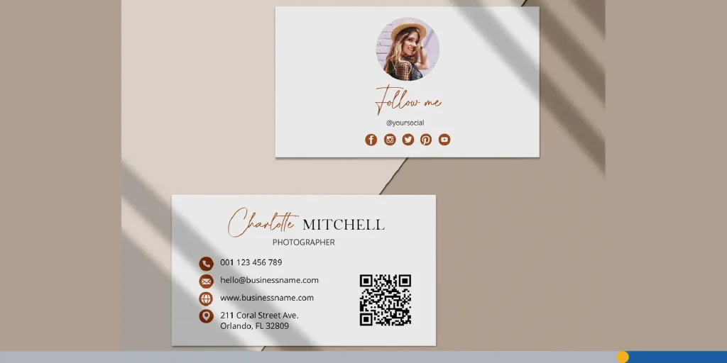 Professional Business Card Template from Etsy.