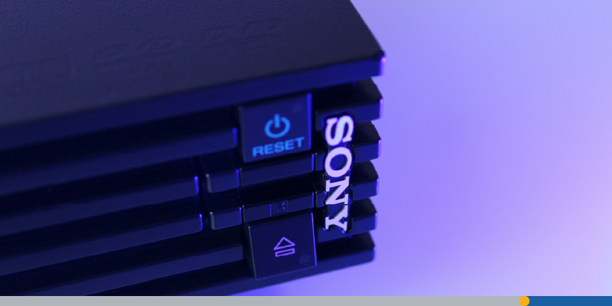 The famous Sony logo design spelt out in uppercase letters.