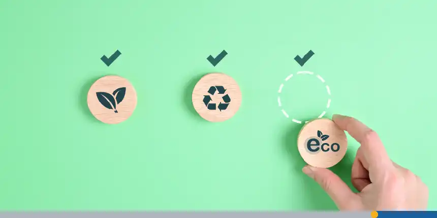 Reuse and recycle icon, symbol of environment zero carbon footprint