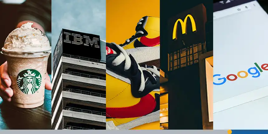 Starbucks, IBM, Nike, McDonald's, and Google Logos