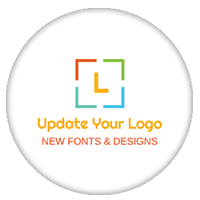 Sample Initial Logo created using our DIY logo tool