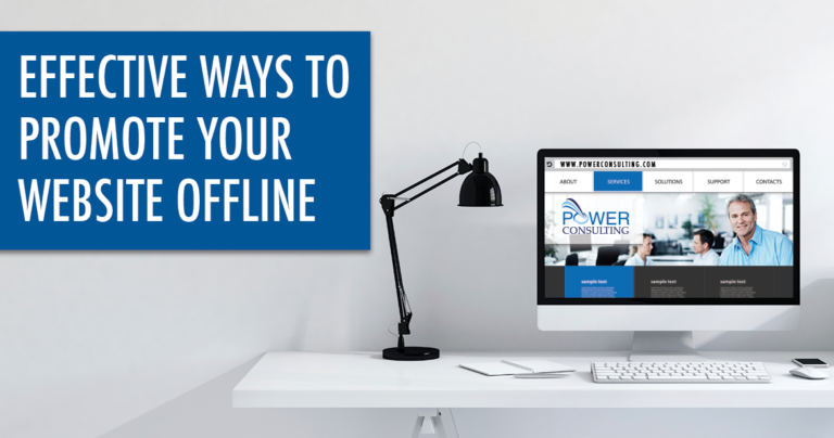 ways to promote your website offline