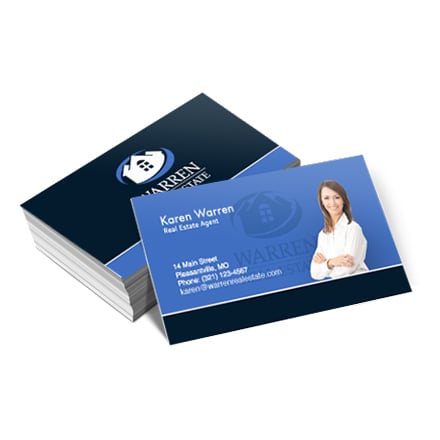 real estate business card example