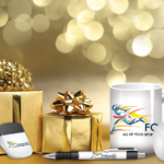 branded office supplies as holiday gifts