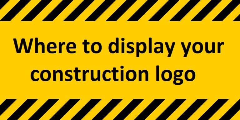 black and yellow construction sign