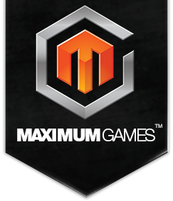 maximum games logo design