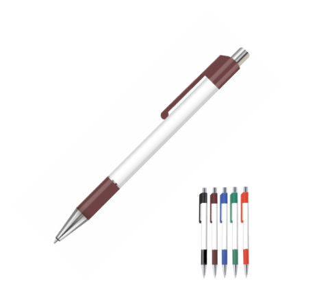 custom grip retractable ballpoint pen